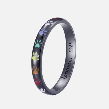 Eleganter Pfoten-Ring aus 925er Sterlingsilber von SENA