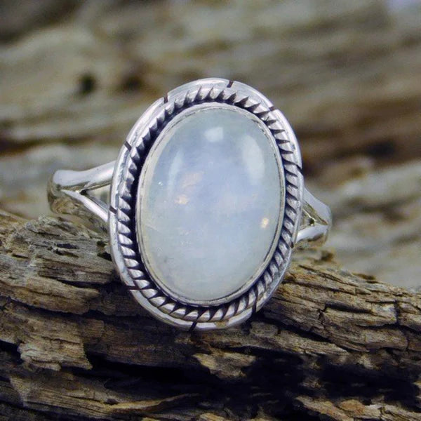 Verzaubernder Aqua Chalcedon Ring